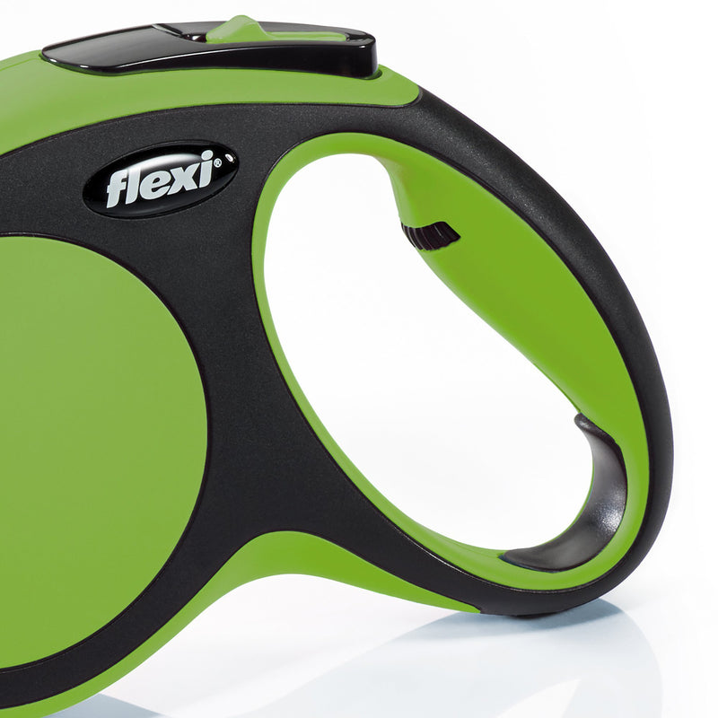[Australia] - FLEXI New Comfort Retractable Dog Leash (Tape), 26 ft, Large, Green, Model:CF30T8.250.G 
