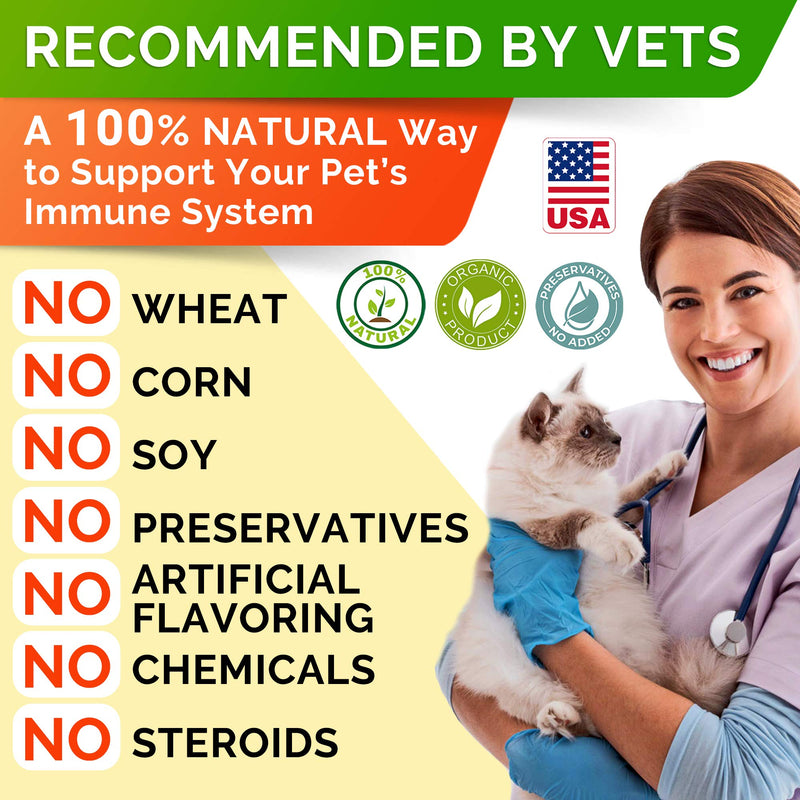 Probiotics Powder for Cats and Dogs - All Natural Supplement - Digestive Enzymes + Prebiotics - Relieves Diarrhea, Upset Stomach, Gas, Constipation, Litter Box Smell, Skin Allergy -Made in USA 4 oz (Pack of 1) - PawsPlanet Australia