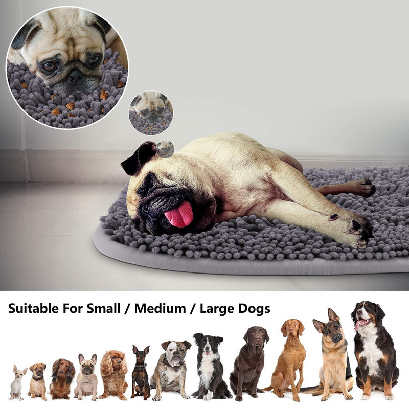 RundA Snuffle Mat for Dogs, 17'' x 21'' Dog Snuffle Mat Interactive Feed Game for Boredom, Encourages Natural Foraging Skills and Stress Relief for Small/ Medium/ Large Dogs - PawsPlanet Australia