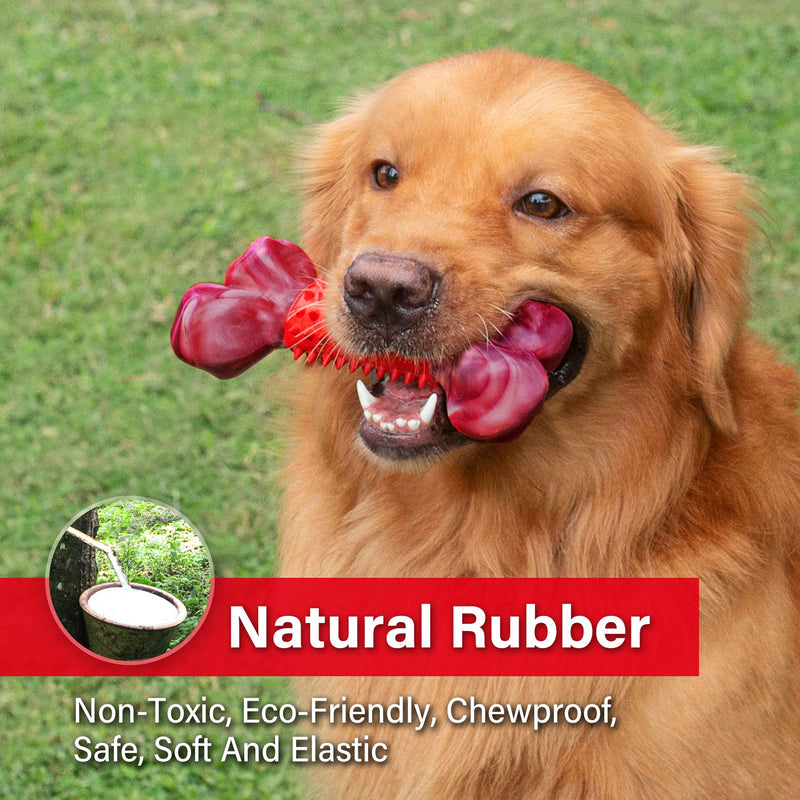 [Australia] - Tough Dog Toys for Aggressive Chewers Large Breed, Apasiri Dog Chew Toys, Durable Dog Toys, Dog Bones Made with Nylon and Rubber, Big Indestructible Dog Toy, Medium Puppy Chew Toys Teething chew Toys 