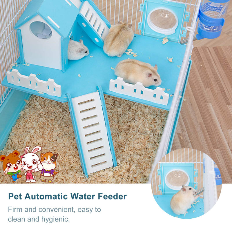 AHANDMAKER No Drip Small Animal Water Bottle, 4 Colors 125ML Small Animals Wire Cage Dispenser Waterer, Water Feeder Bottle with Holder for Small Pet, Bunny, Ferret, Hamster, Guinea Pig, Rabbit - PawsPlanet Australia