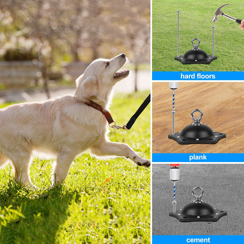 Dog Tie Down, Camping With The Dog, 360° Rotating Dog Anchor-Replacement for Life- The Dog Tie Out Stake Can Withstand 180 LBS Of Animals Without Running Away,Used for Outdoor Camping Tie Down - PawsPlanet Australia