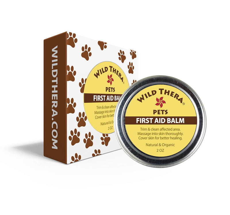 Wild Thera Pet Care. Paw Balm, Snout/Nose Balm, Pet First Aid and Pet Joint Care. Natural and Organic Pet Health. Safe for Cats & Dogs Pet First Aid Balm 2 oz - PawsPlanet Australia