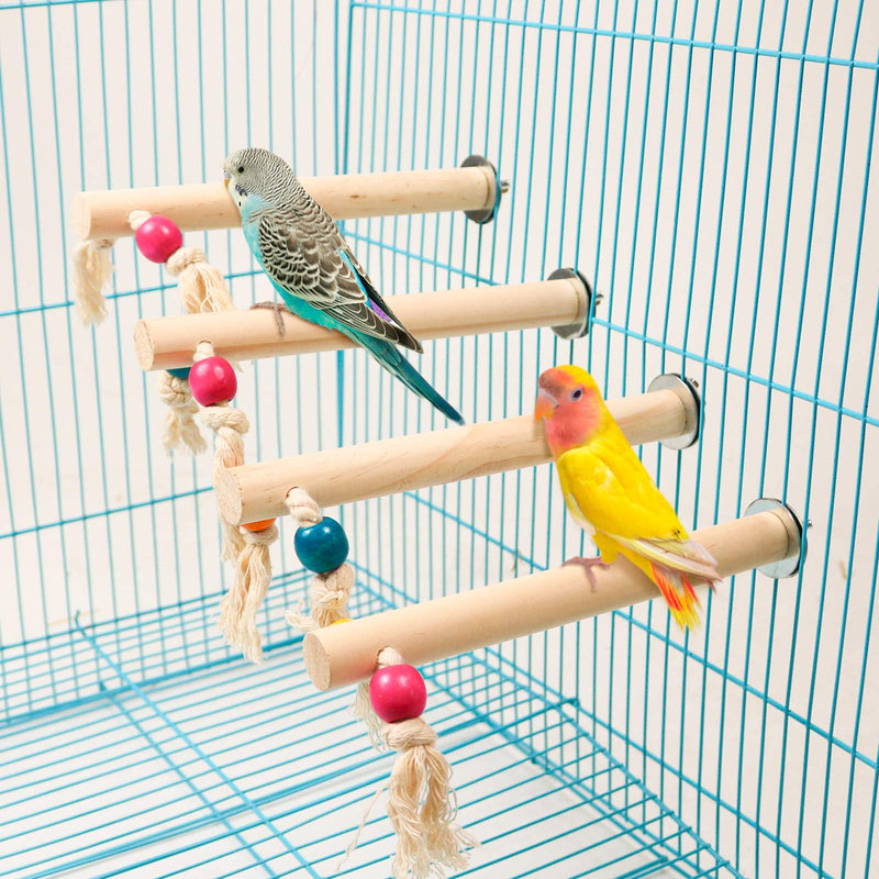 Bird Perch Stands Natural Grapevine Bird Cage Perch for Parrot Cage Accessories Style-2 - PawsPlanet Australia