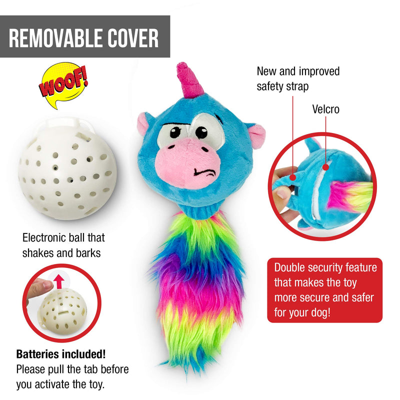Hyper Pet Doggie Tail Interactive Plush Dog Toys (Wiggles, Vibrates & Barks – Dog Toys for Boredom & Stimulating Play) Interactive Dog Toys, Dog Squeaky Toys, and Funny Dog Toys - Colors May Vary Full Unit 2 Pack - PawsPlanet Australia