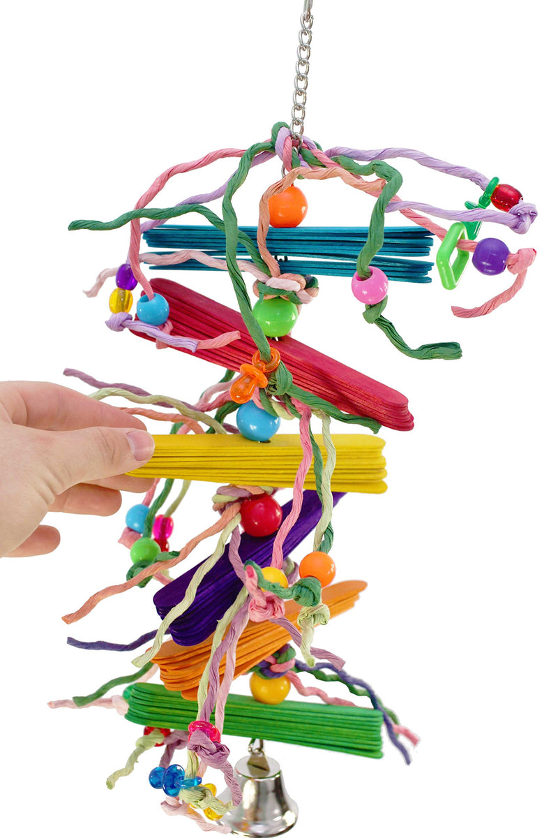 [Australia] - Bonka Bird toys 1275 Big Stick Me Bird Toy parrot cage toys cages african grey conures amazon 