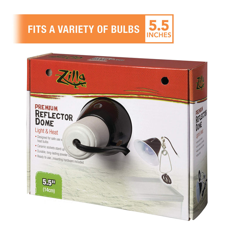 Zilla Premium Reflector Domes 5.5 Inches - PawsPlanet Australia