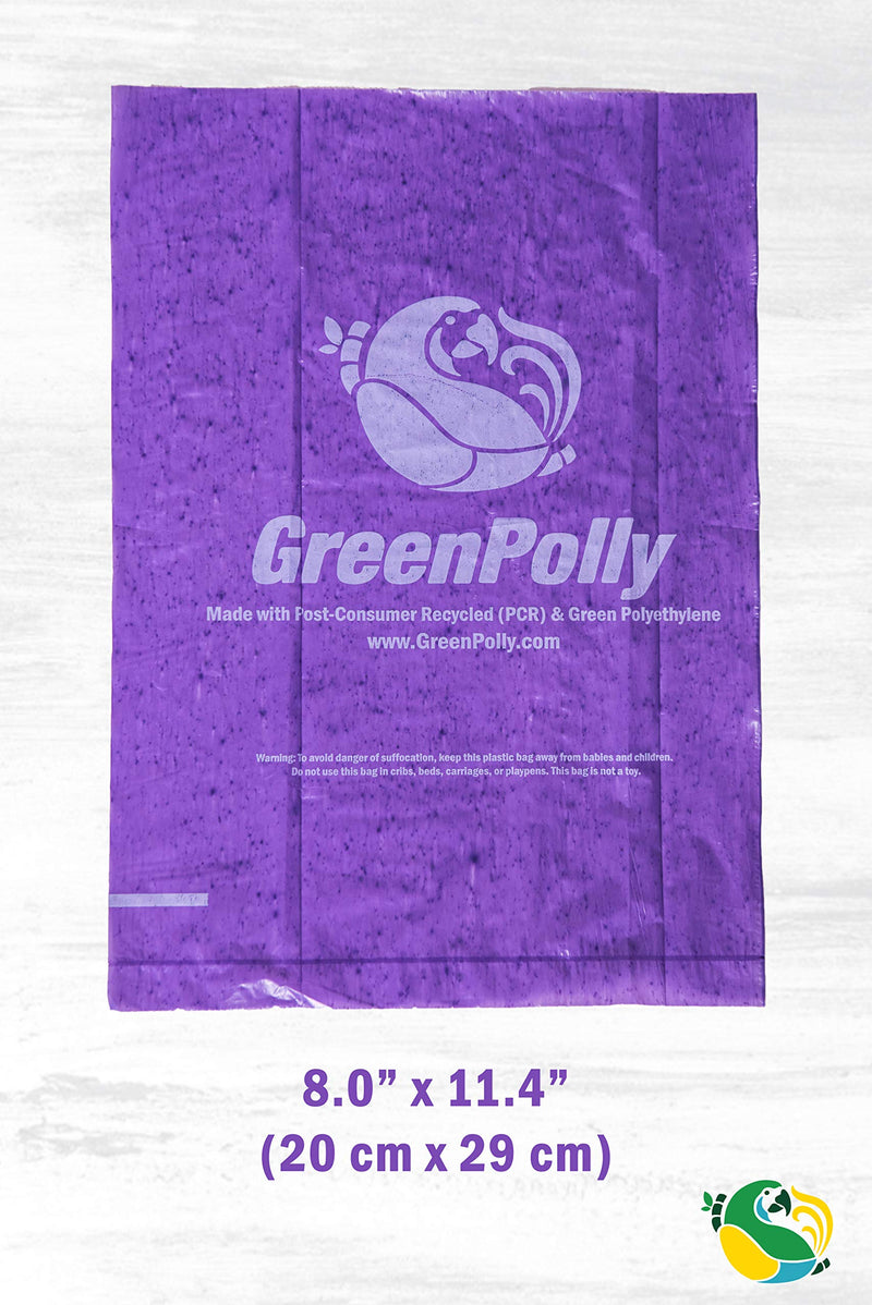 [Australia] - GreenPolly Pet Waste and Dog Poop Bags, Purple, 250 Count 