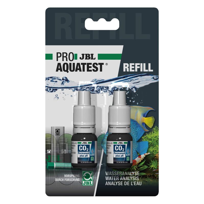 JBL Water Test Refill, For freshwater aquariums, ProAquaTest CO2-pH Permanent Refill, 2 units - PawsPlanet Australia