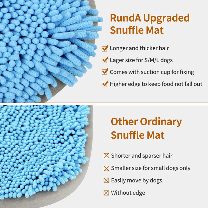 WUZECAI Snuffle Mat for Dogs, 17'' x 21'' Dog Snuffle Mat Interactive Feed Game for Boredom, Encourages Natural Foraging Skills and Stress Relief for Small/Medium/Large Dogs - PawsPlanet Australia