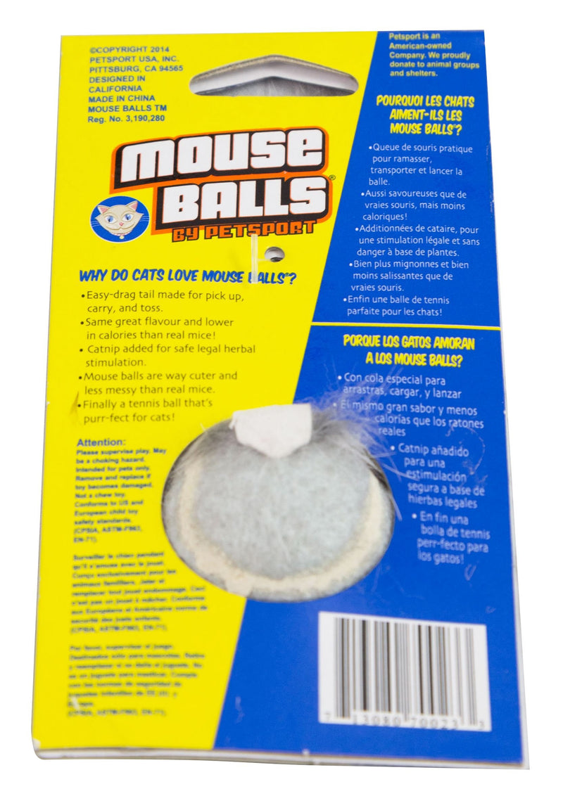 [Australia] - PetSport Mouse Balls 3-Pack 