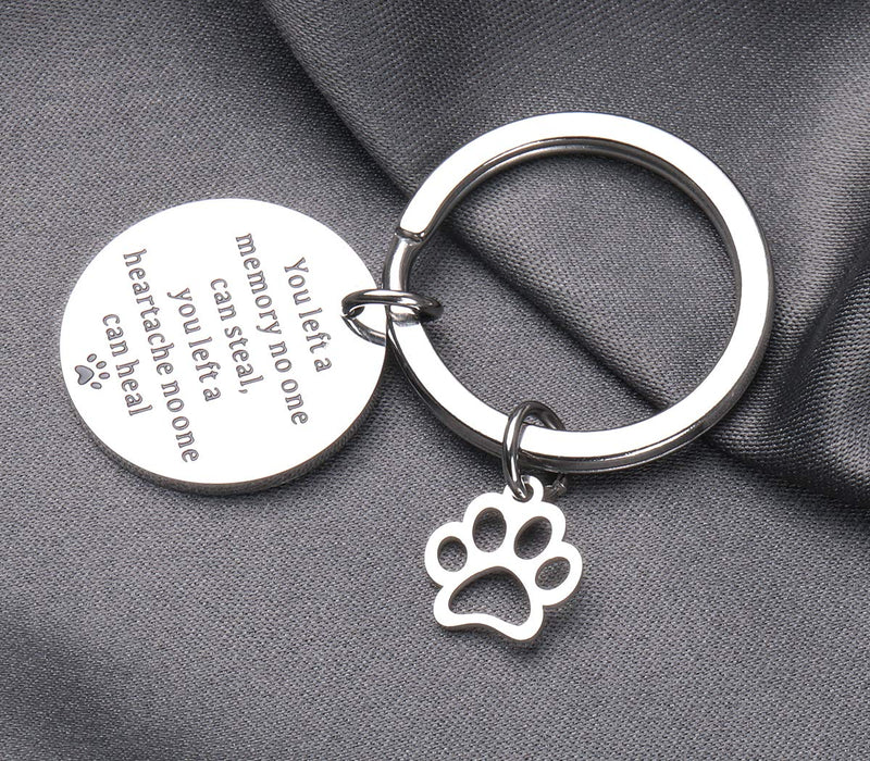 [Australia] - YALIMIAN Pet Memorial Gifts Pet Sympathy Keychain Loss of Pet Remembrance Bracelet Keychain Dog Sympathy Gifts 