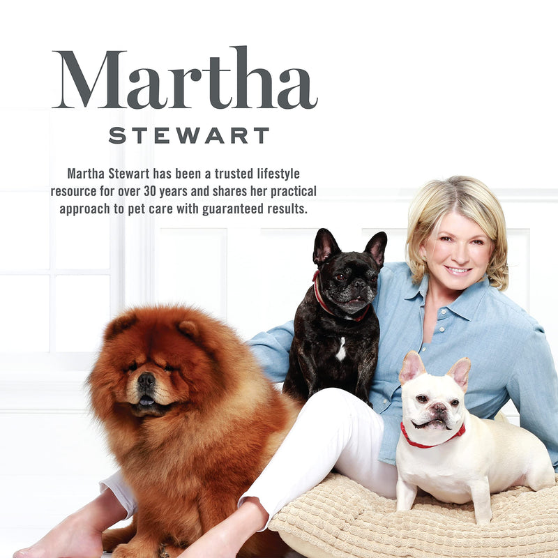 Martha Stewart for Pets Double Sided Comb for All Dogs | 2-in-1 Dog Grooming Comb With Stainless Steel Pins | Removes Fleas & Tangles | for Wet or Dry Dog Coats - PawsPlanet Australia