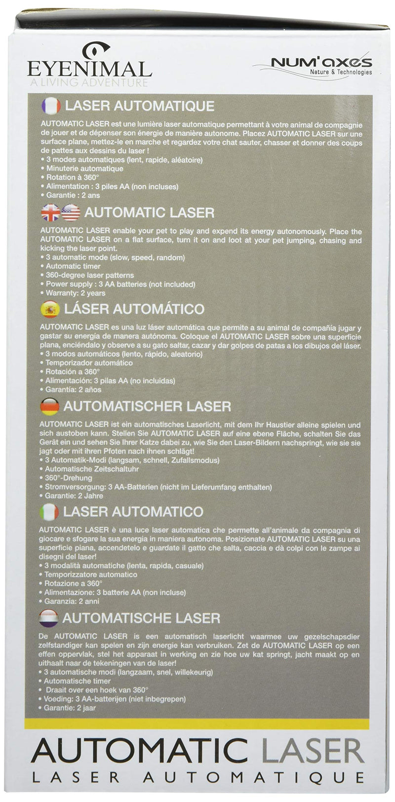 [Australia] - Eyenimal NGCATTOY001 Automatic Pet Laser Toy 