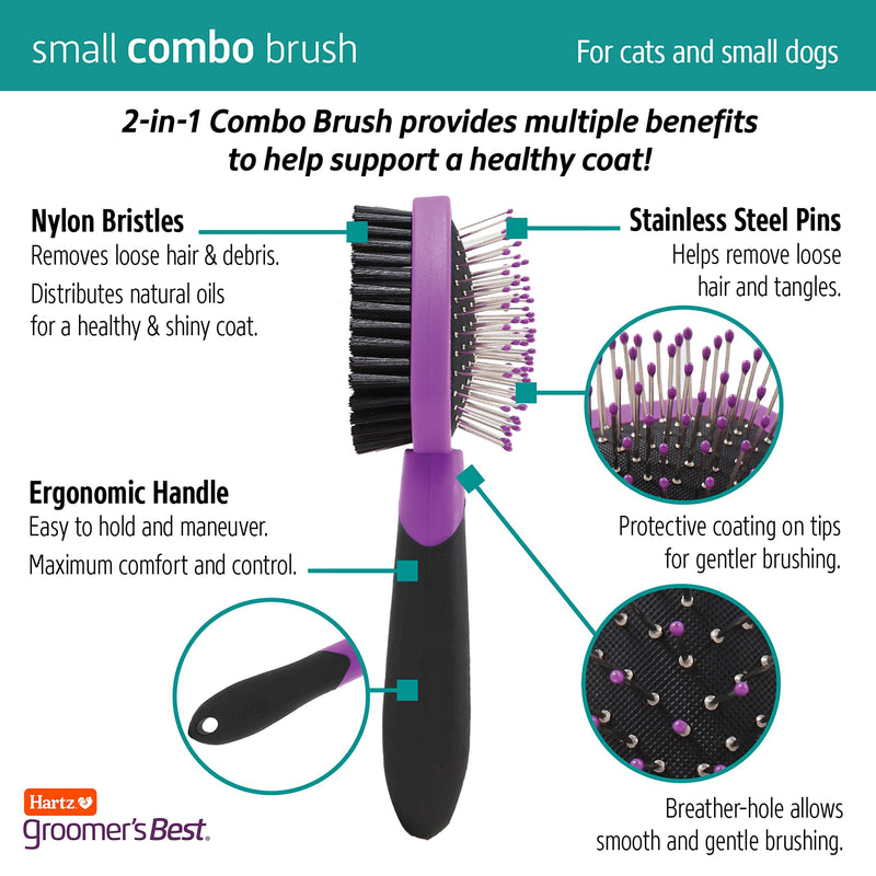 Groomer's Best Small Combo Brush for Cats and Small Dogs - PawsPlanet Australia