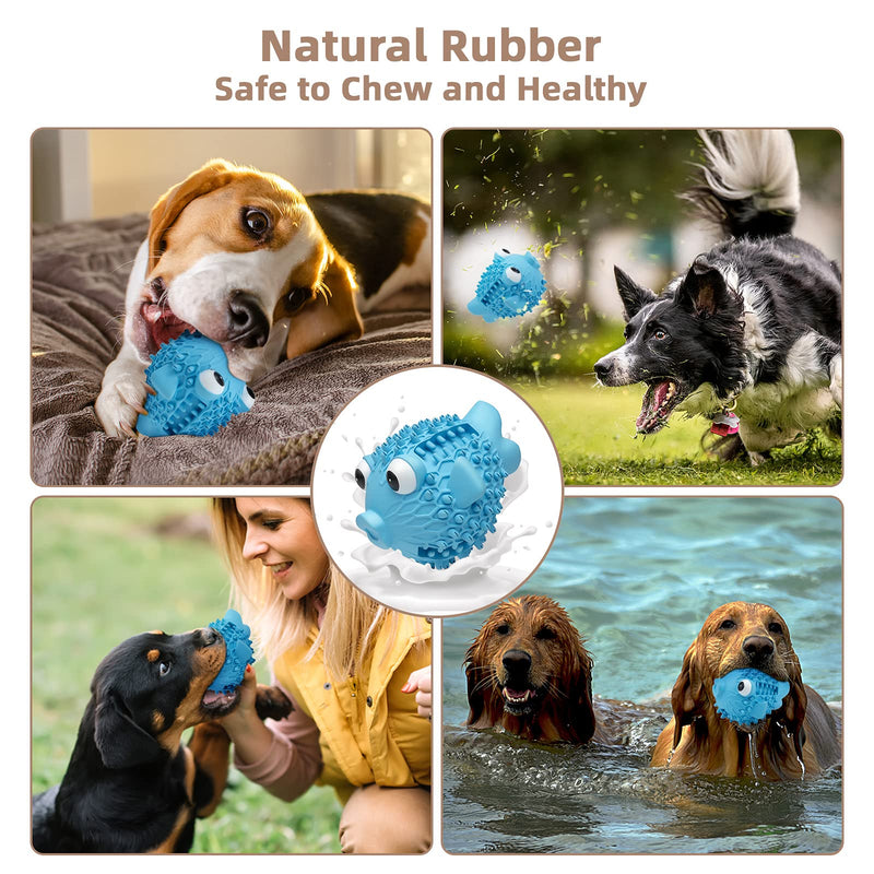 Aaraly Squeaky Dog Toys for Large Dogs Aggressive Chewers, Indestructible Dog Chew Toys for Medium Breed, Tough Durable Puppy Teething Chew Toys, Dog Teeth Cleaning Toys - PawsPlanet Australia