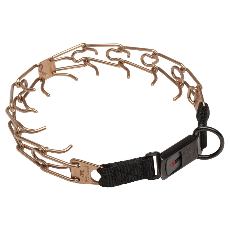 [Australia] - Herm Sprenger Click Lock Buckle Canine Pinch Collar Made of Curogan - 1/8 inch (3.2 mm) - Size 21 inch (52 cm) 