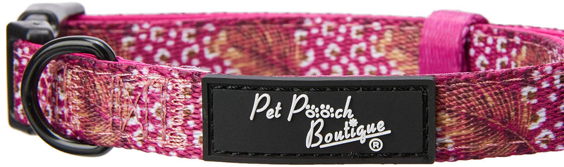 Pet Pooch Boutique Berry Palms Dog Collar, Small, 0.3 kg - PawsPlanet Australia