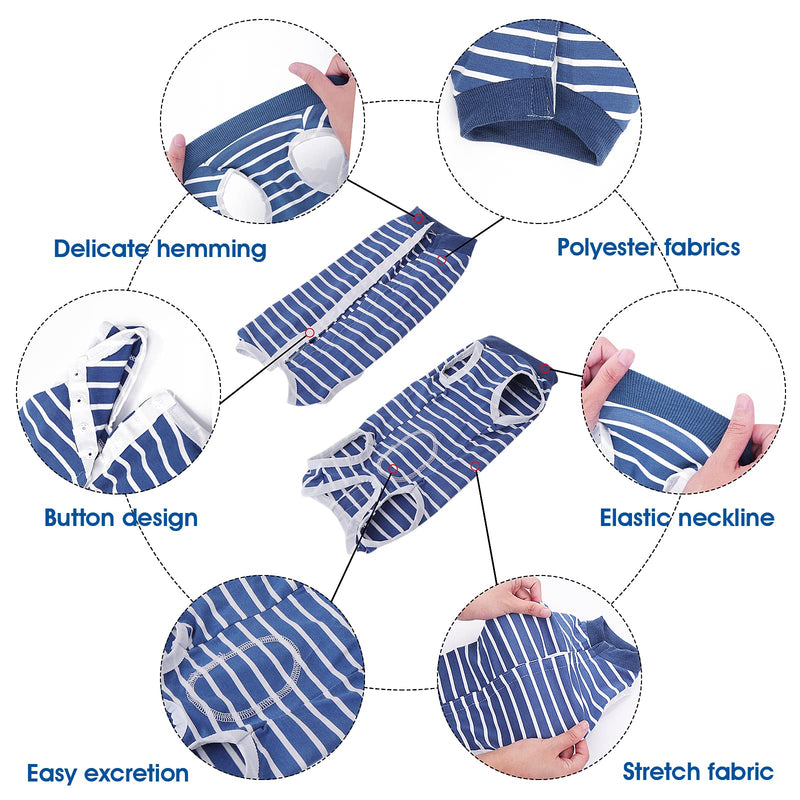 cobee Dog Recovery Suit, Dog Abdominal Wound Protector Puppy Post-Surgery Wounds for Male/Female Dogs, Post-Surgery Pet Surgical Snuggle Suit for Small Medium Dogs (M Size) Polyester - PawsPlanet Australia