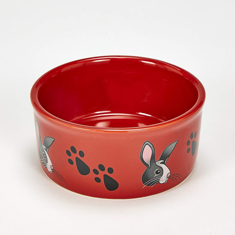 [Australia] - Kaytee Paw-Print PetWare Bowl, Colors Vary Bunny 