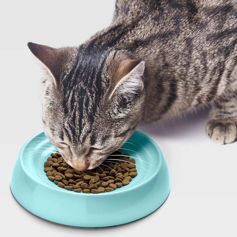 CatGuru Cat Bowls, Whisker Stress Free Cat Food Bowl, Reliefs Whisker Fatigue, Wide Cat Bowl, Non Slip Cat Food Bowls, Shallow Cat Dish, Kitten Supplies, Cat Feeding & Watering Supplies 1 Count (Pack of 1) Aruba - PawsPlanet Australia