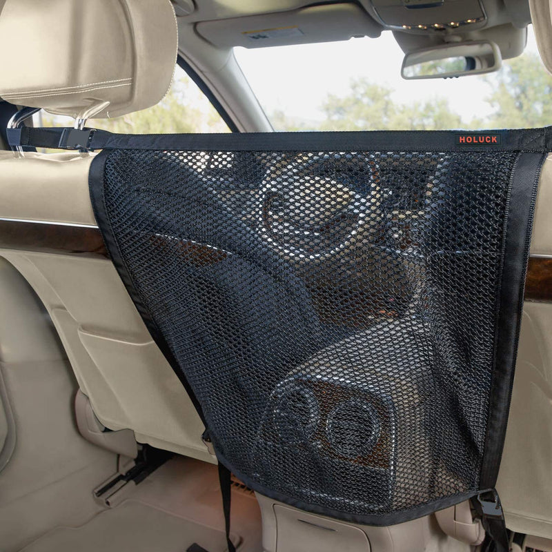 Dog Guards for Cars Taxi High- Intensity Nylon is Woven by Hand for Children Pets Dogs and Cats Car Safety Barriers Vehicle Universal Mesh Fence to Front Seats 21*21 Inch for SUV Travel and Outdoor - PawsPlanet Australia