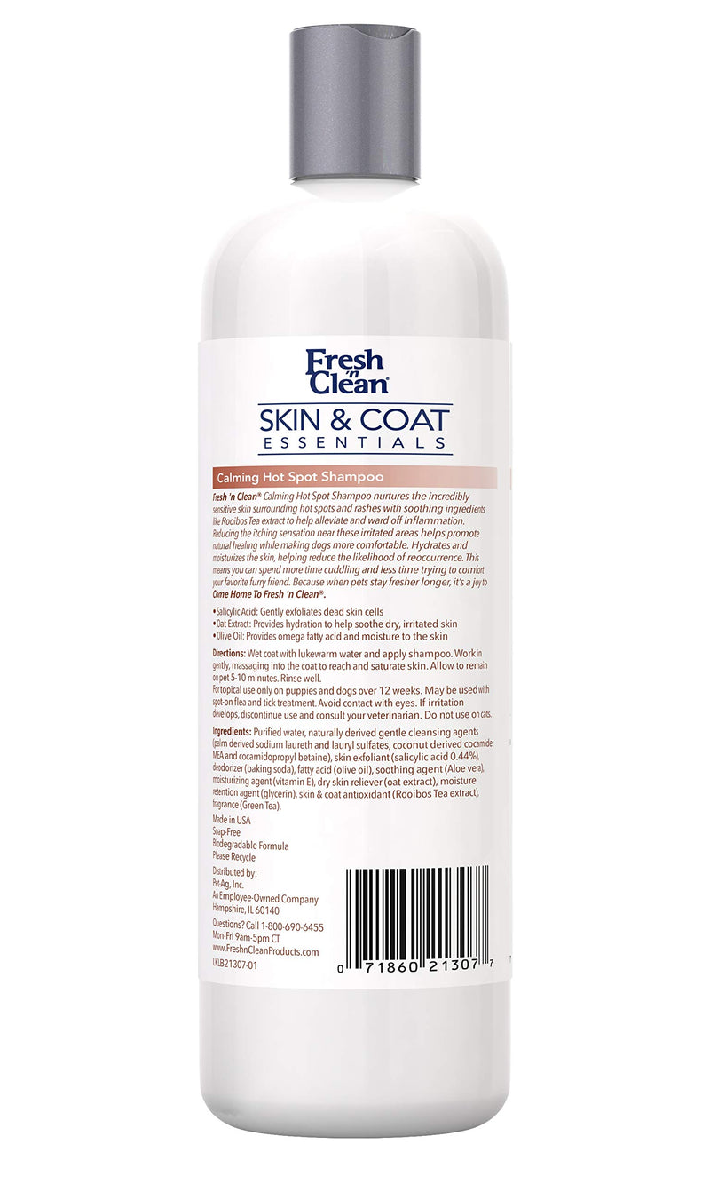 [Australia] - PetAg Fresh 'n Clean Skin & Coat Essentials Calming Hot Spot Shampoo 