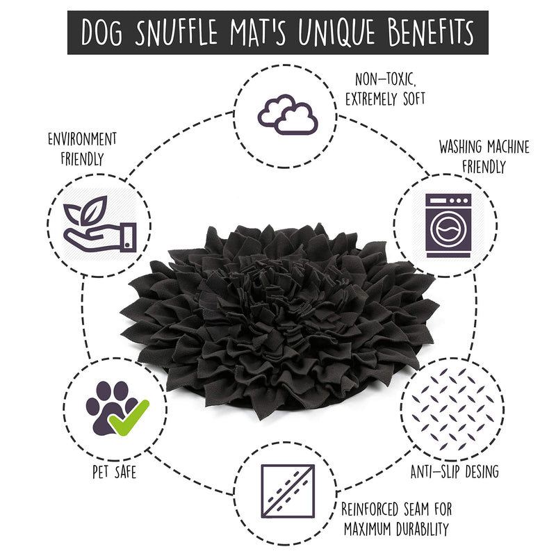 [Australia] - PAW by Seven Snuffle mat and Squeaky Toys for Dogs. Dog Puzzle: Dog Snuffle mat and Duck Dog Toy, Fleece Fabric, Durable, nosework mat, Dog Slow Feeder and Duck Dog Puzzle Feeder. Nosework Supplies 