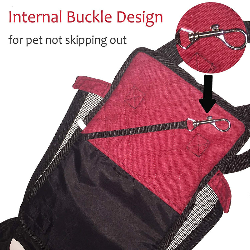[Australia] - OLizee Legs Out Front Dog Carrier Hands-Free Pet Backpack Medium 