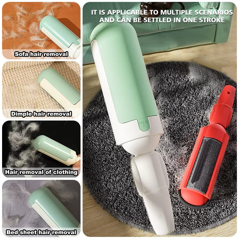 papasgix animal hair remover lint roller animal hair, reusable lint rollers for animal hair, lint brush for dog hair and cat hair removal, for sofa bed carpet scratching post (1 piece white) 1 piece white - PawsPlanet Australia