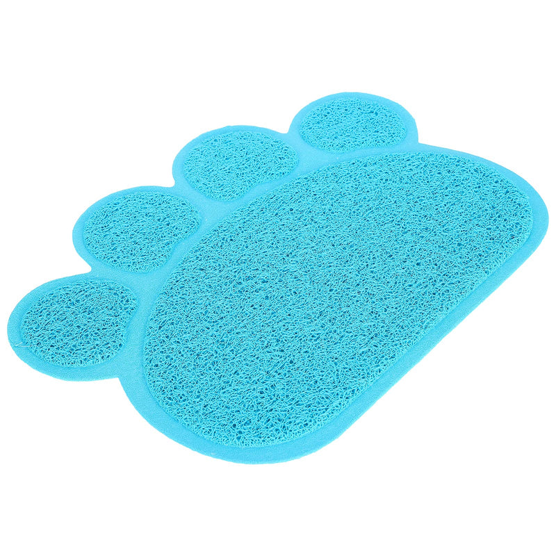 Cat Litter Tray Mat Pet Puppy Dog Cat Litter Mat Non-Slip Pet Litter Mat for Cats and Dogs blue - PawsPlanet Australia