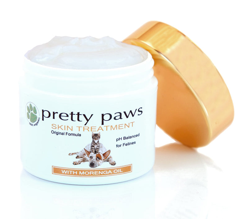 Cat Hot Spot Treatment. Pain Relief for Paw Disorders, Dermatitis, Infection, Dry Itchy Skin, Rashes, Bites, Allergic Reactions. Antiseptic Antifungal Holistic Vet Approved - Concentrated Pretty Paws - PawsPlanet Australia