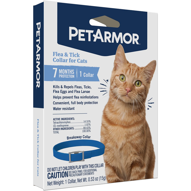 PetArmor Flea and Tick Collar for Cats, 1 Count - PawsPlanet Australia