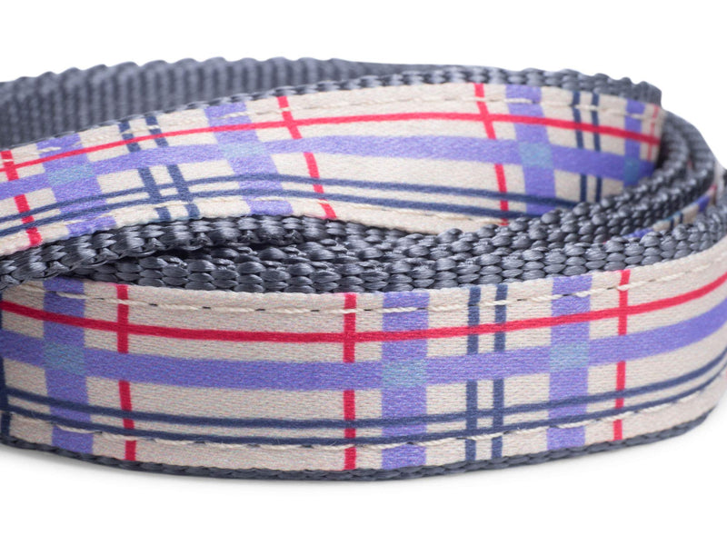 Petface Check Pattern Dog Lead, Medium, Cream - PawsPlanet Australia