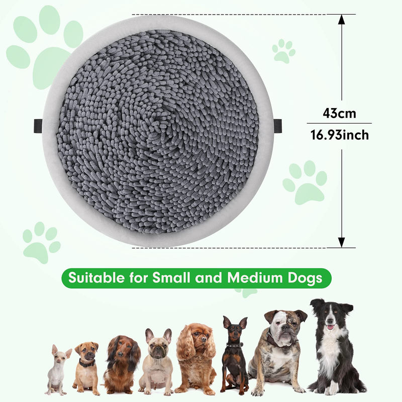 YOUTHINK Snuffle Mat,16.9inch Dog Puzzle Toys, Durable Snuffle Mat for Dogs with Anti-Slip Designs for Foraging Skill and Indoor Outdoor Stress Relief 02 - PawsPlanet Australia