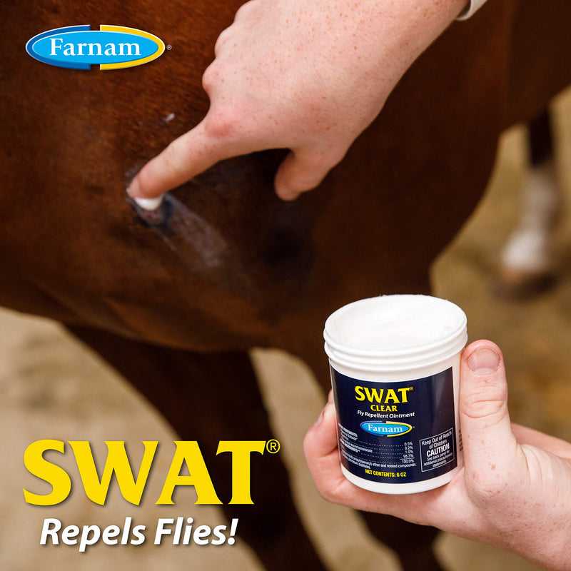 Farnam SWAT Fly Repellent Ointment | for Horses and Dogs | 7 oz | Pink - PawsPlanet Australia