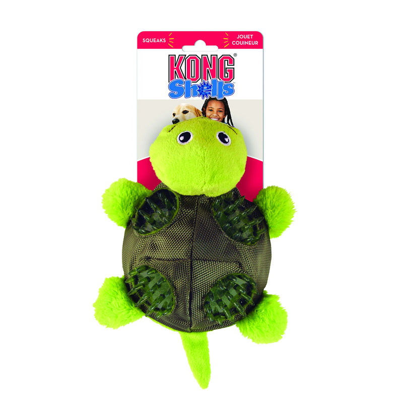 KONG Shells Turtle Dog Toy, Large - PawsPlanet Australia