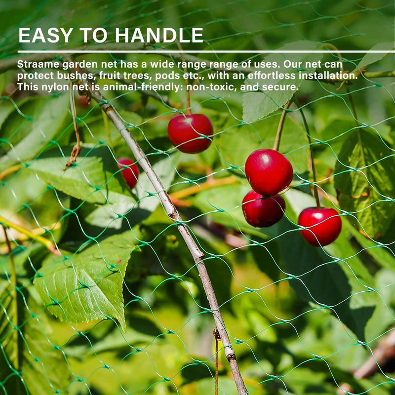 Straame Garden Netting, Plant, Veg, Fruit and Ponds Protection, Cat and Bird Proof Garden Net, Versatile Fine Mesh Garden, Garden Fence Netting, Garden Accessories - (1, 2X10) 1 - PawsPlanet Australia