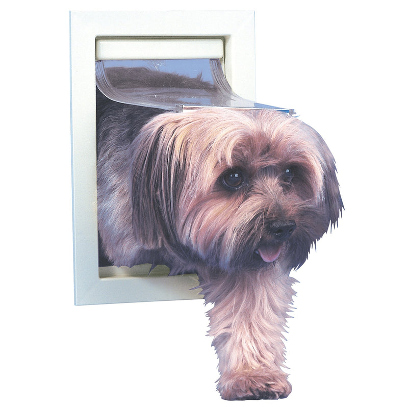 [Australia] - PERFECT PET Pet Door with Telescoping Frame Small - 5" x 7" Flap Size 