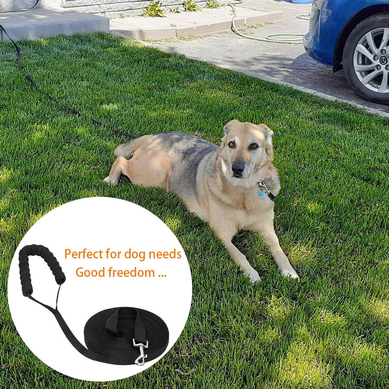 Eyeleaf Training Leads for Dogs - Nylon Long Training Dog Leash Long Dog Recall Lead, Long Line for Dog Tracking Training, Long Lead Leash for Pet Recall Obedience Comfortable Padded Handle (5M/16ft) 5M/16ft - PawsPlanet Australia