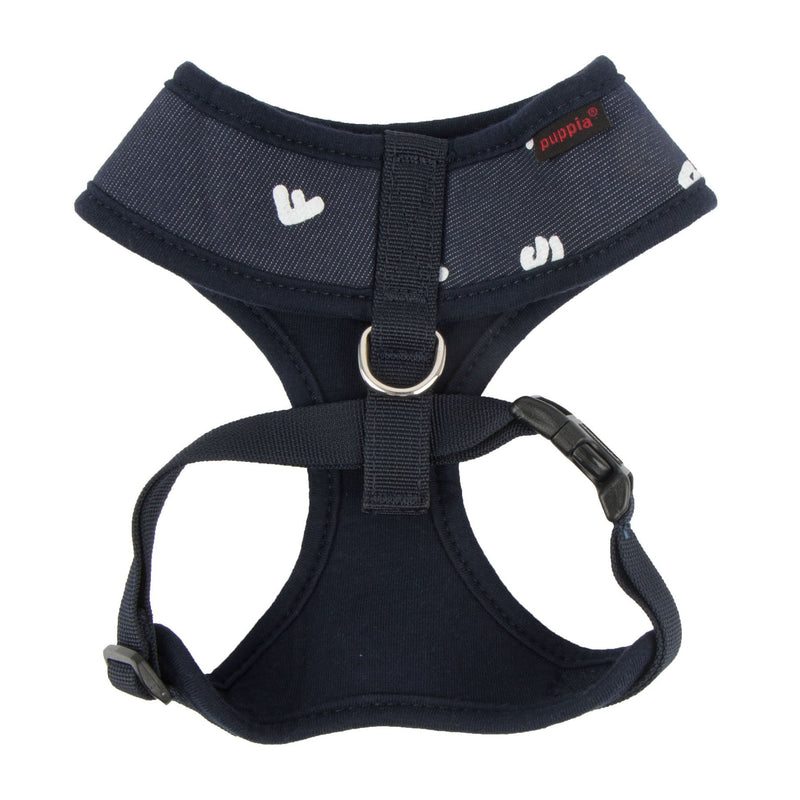 [Australia] - Puppia PARA-HA1532-GY-L Grey Algo Harness A Pet-Vest-Harnesses Navy Medium Puppia Algo Harness A 