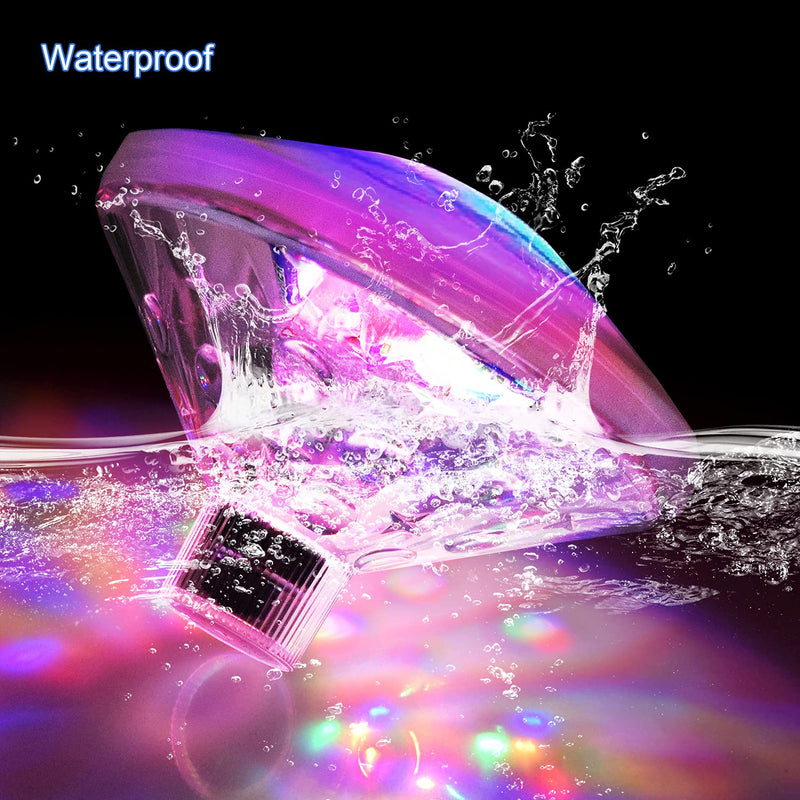 Esoes LED Bath Lights Corlorful Floating Pool Tub Light RGB Hot Tub Disco Light Waterproof Underwater Lamp Decorative for Bathing Time, Ponds, Pools Party Art Deco - PawsPlanet Australia
