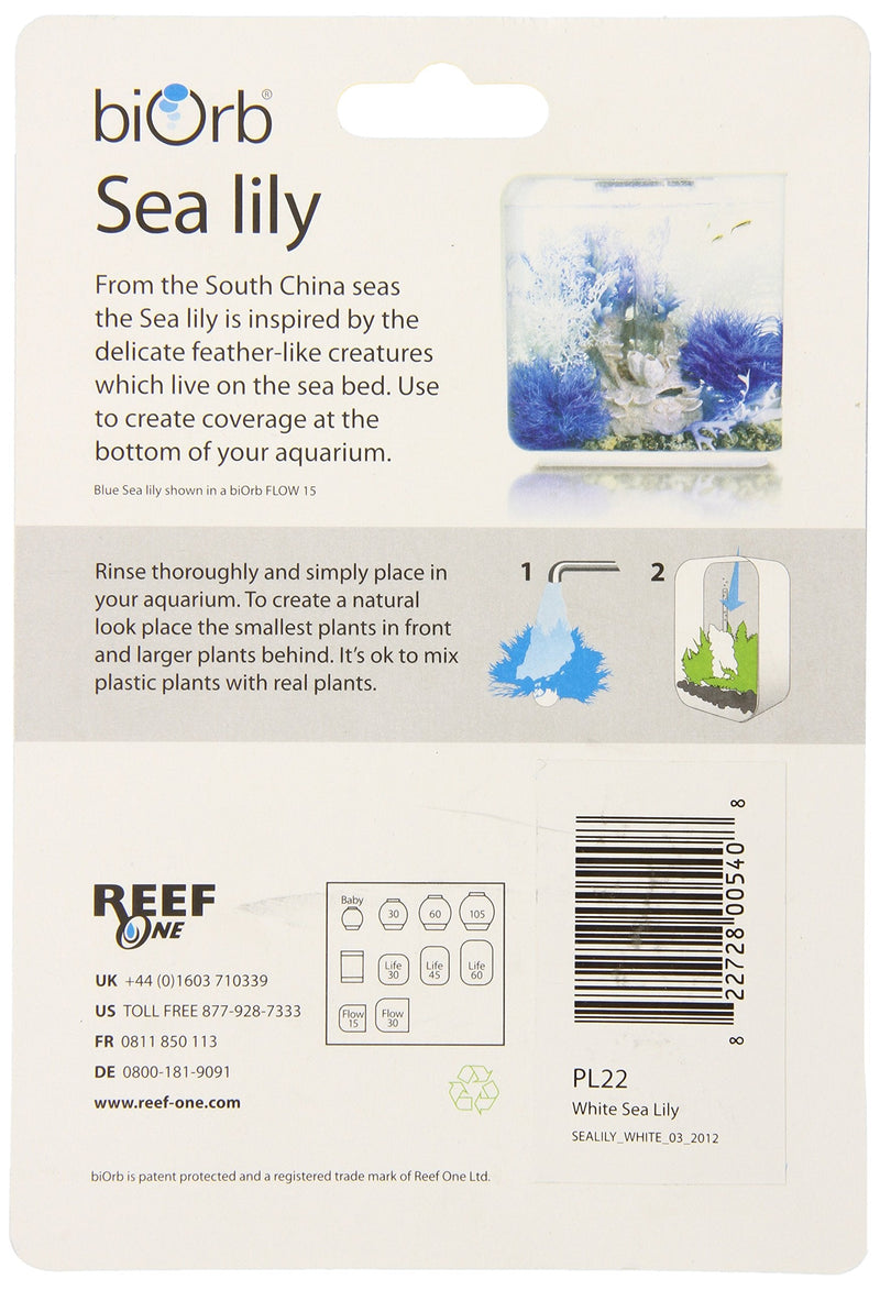 biOrb Aquarium Sea Lily White - PawsPlanet Australia