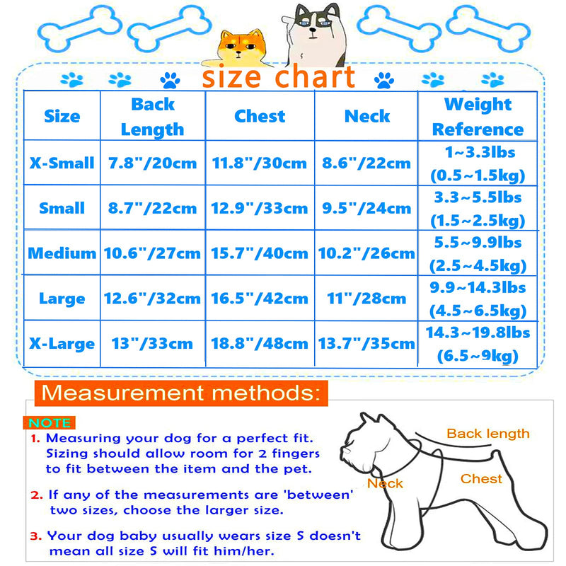 CAISANG Dog Shirts Puppy Clothes for Small Dogs Boy, Pet T-Shirts Doggy Vest Apparel, Comfortable Summer Shirts Beach Wear Clothing, Outfits for Medium Dog Kitty Cat, Cotton Tank Top X-Small Blue - PawsPlanet Australia