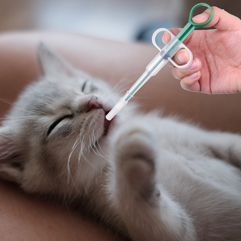 Kare & Kind 3x Pet Pill Feeder - Medicine Dispenser Tool - Syringe Popper for Tablet, Pill, Capsules - Use for Water, Milk Formula, Powder - Ideal for Kittens, Puppies, Dogs, Cats, Newborn Animals - PawsPlanet Australia