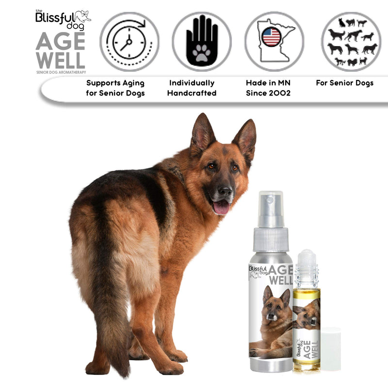 [Australia] - The Blissful Dog Age Well Dog Aromatherapy 0.45-Ounce Roll-On German Shepherd 