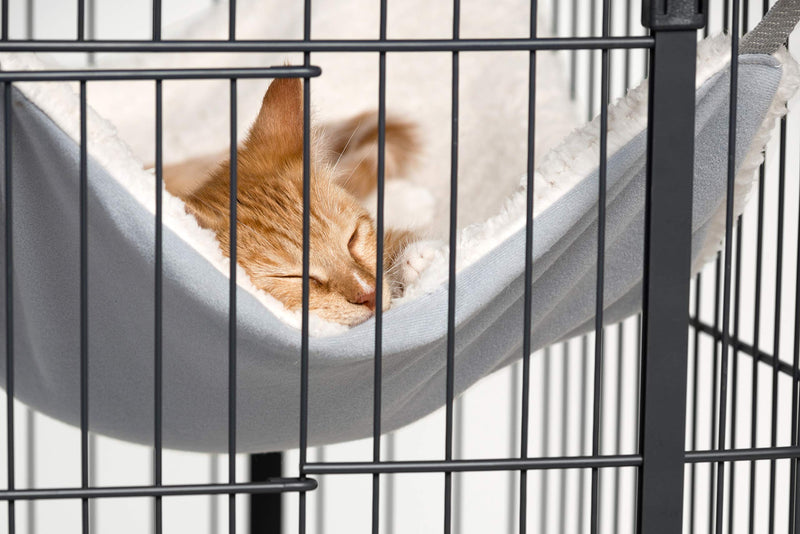 Prevue Pet Products Replacement Hammock for 7500 & 7501 cat Cages, Grey - PawsPlanet Australia