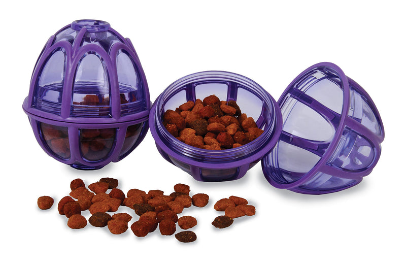 PetSafe Busy Buddy Kibble Nibble M/L, Interactive Meal Dispensing Dog Toy, Feeder Ball for Medium and Large Dogs Purple 1 Count (Pack of 1) - PawsPlanet Australia