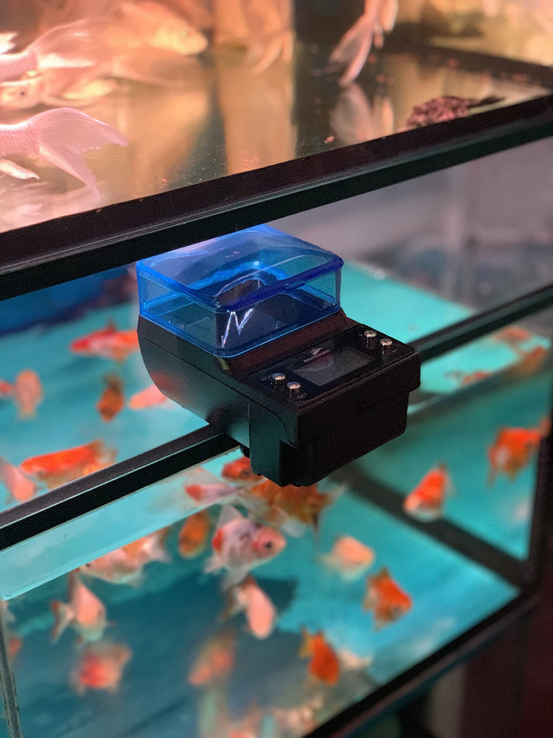 Automatic Indoor Fish Tank Feeder, with Moisture Proof and Fish Food Jam Prevention - PawsPlanet Australia