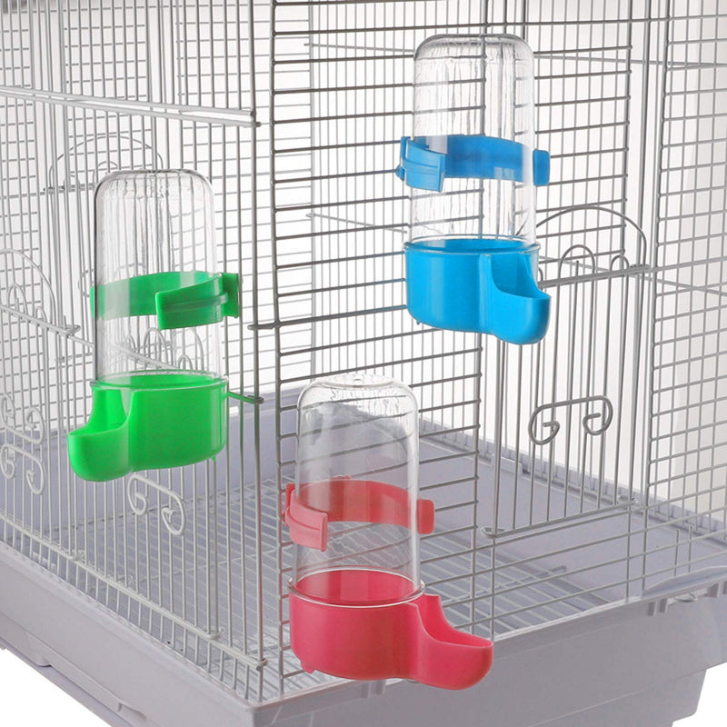 3pcs Birds Drinker Automatic Water Dispenser Bird Water Bottle Drinker Container Hanging in Birds Cage for Parrots Budgie Cockatiel Lovebirds - PawsPlanet Australia